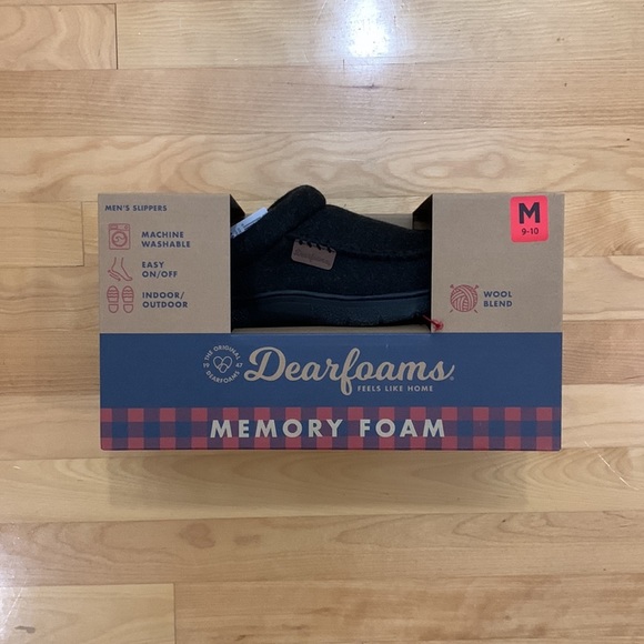 New Men’s Dearfoam House Slippers - Picture 6 of 14